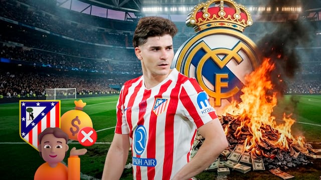 Atlético dice no a 150 millones del Real Madrid por Julián Álvarez