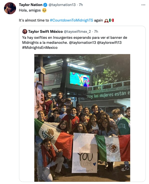 Pistas de Taylor Swift y su posible visita a México