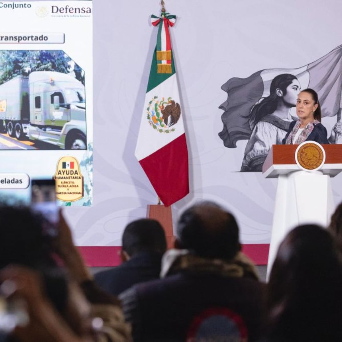 Sheinbaum explica la donación de México a Venezuela tras los terremotos