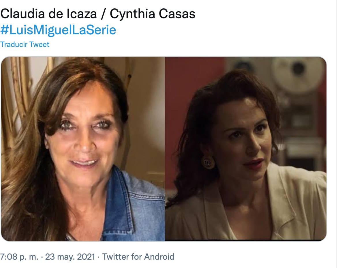 Cynthia Casas sería Claudia de Icazas