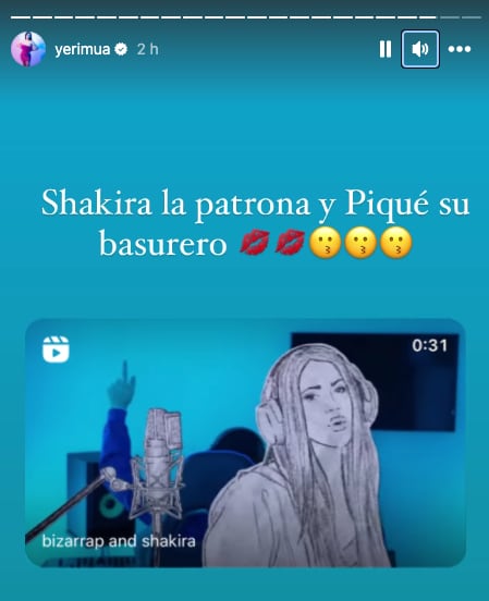 Yeri Mua le canta sus verdades a su ex con canción de Shakira