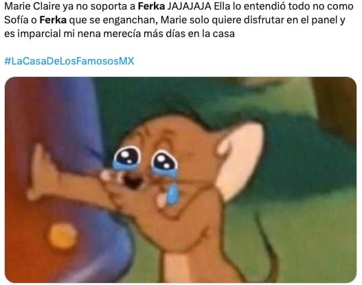 Los memes aman a Marie Claire Harp tras su pelea con Ferka en la pre gala de La Casa de los Famosos
