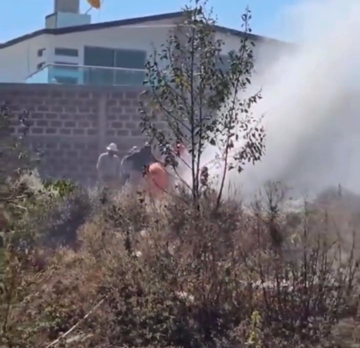 Fuga de gasolina en Cuautepec