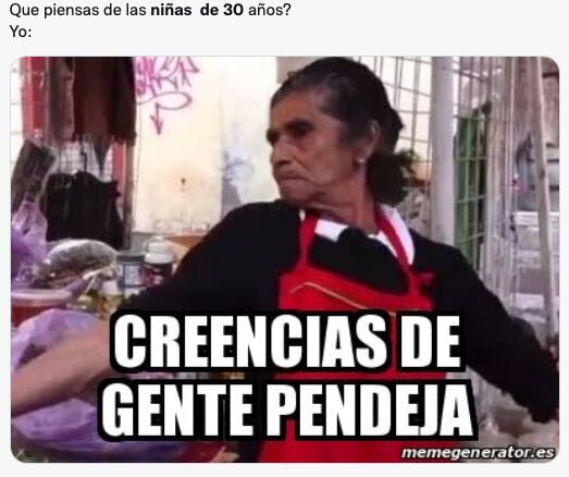 Memes Niñas de 30