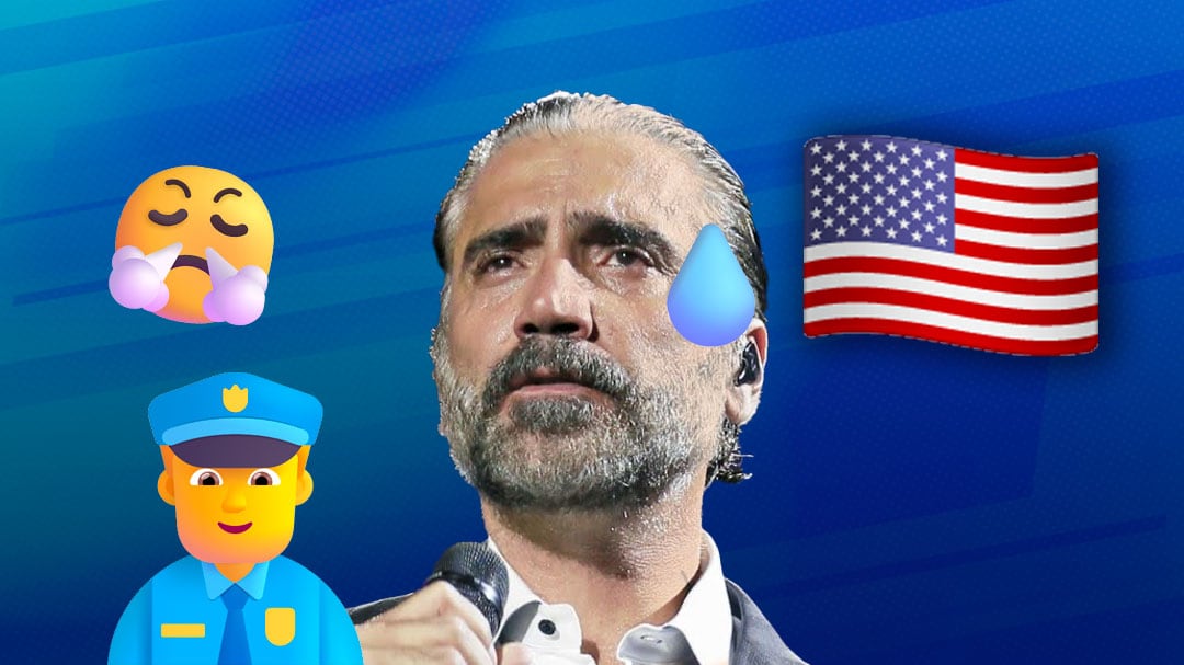 Alejandro Fernández casi termina “desterrado” de Estados Unidos por una discusión con la policía en Estados Unidos