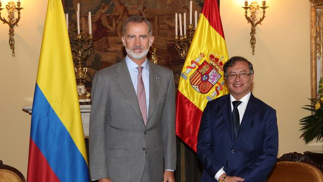 Felipe VI de España y Gustavo Petro
