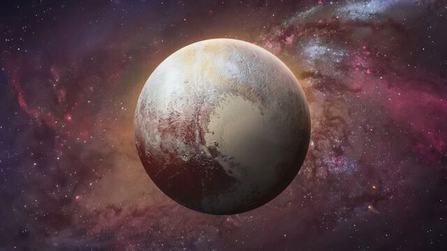 Representación artística de Plutón