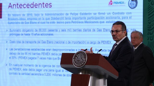 El director de Pemex en la mañanera de AMLO