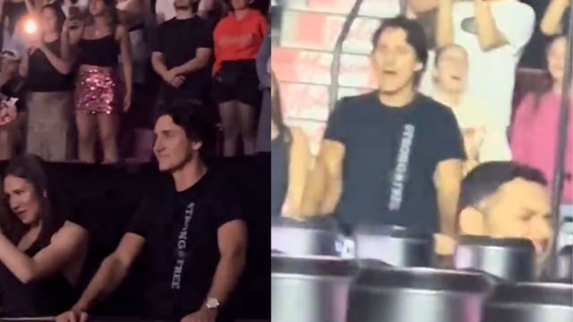 Justin Trudeau en concierto de Katy Perry