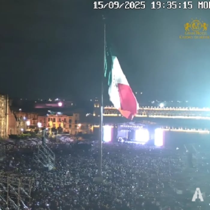Zócalo abarrotado en el Grito de Independencia 2025, el primero de Claudia Sheinbaum