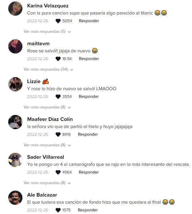 Reacciones en TikTok a las personas que bailan sobre alberca congelada y termina mal