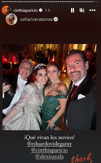 Lista de invitados en la boda de Alexis Atala y Cinthia Aparicio