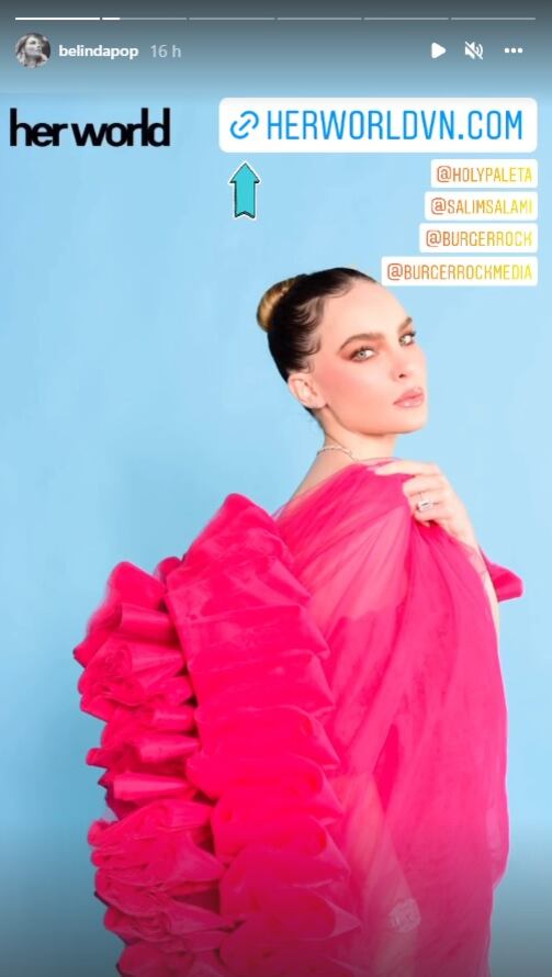 Belinda presume su vida fashionista