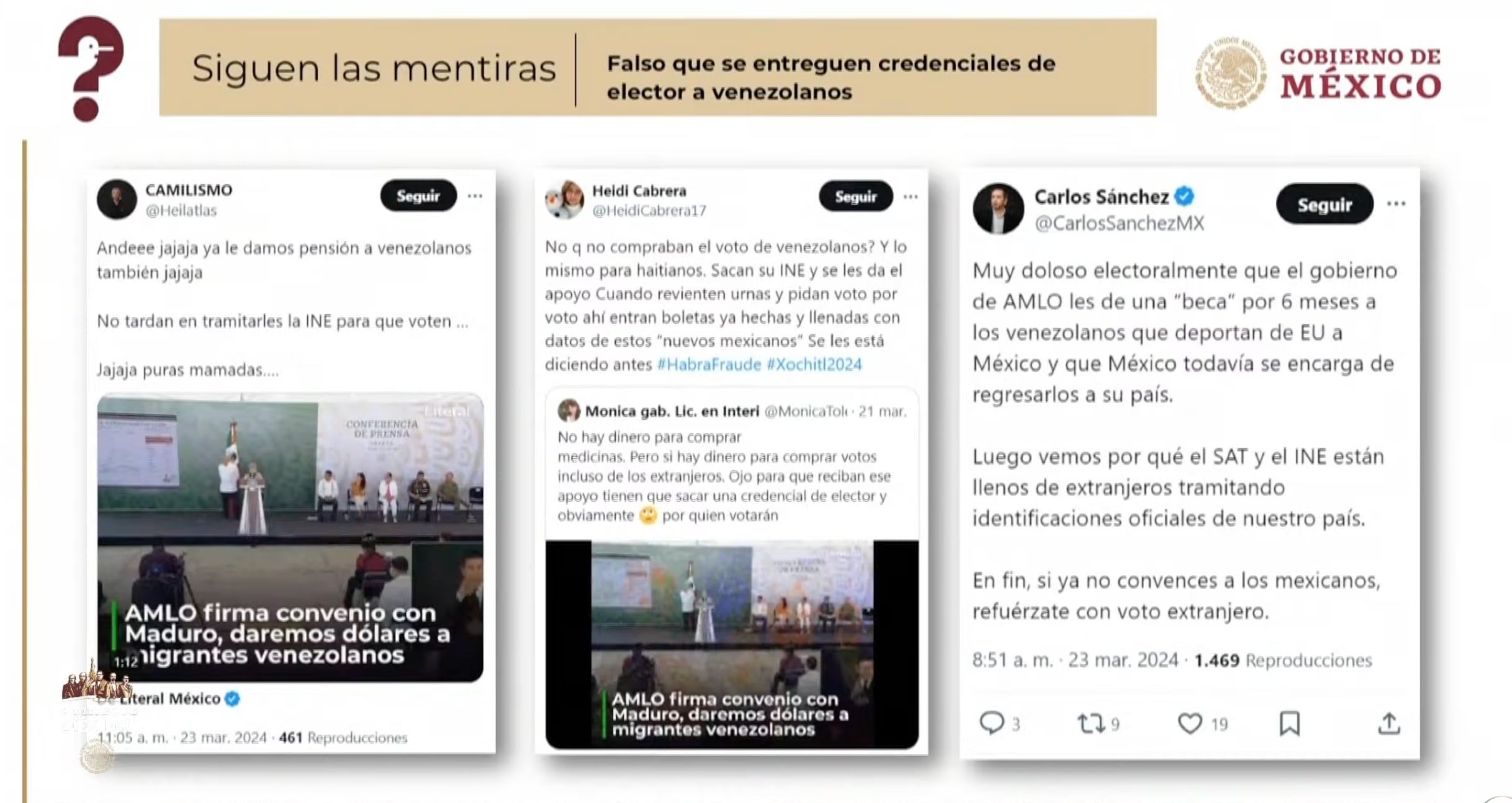 Mentiras de la semana de 27 de marzo