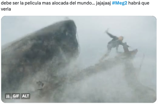 La película de Megalodón 2 y su calificación en Rotten Tomatoes, ha hecho que usuarios quieran verla
