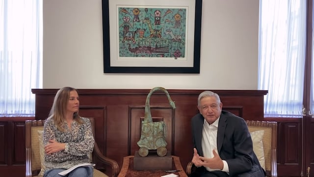AMLO y Beatriz Gutiérrez