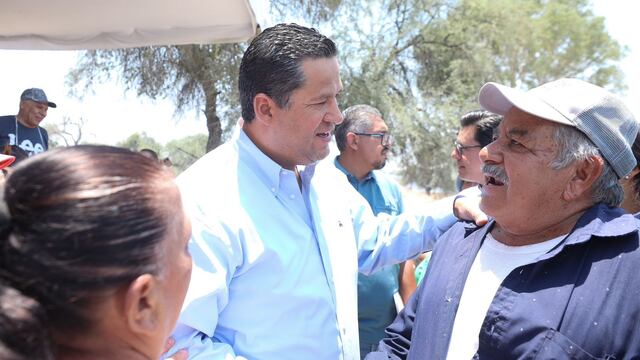 Diego Sinhue Rodríguez Vallejo supervisó los trabajos de rehabilitación del camino