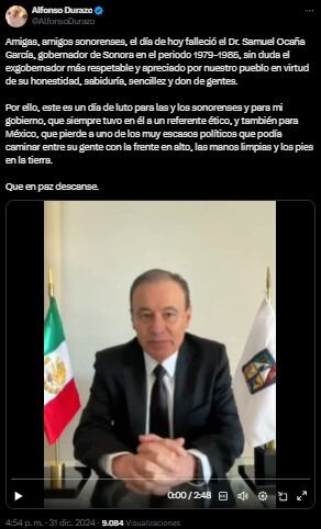 Muere Samuel Ocaña García