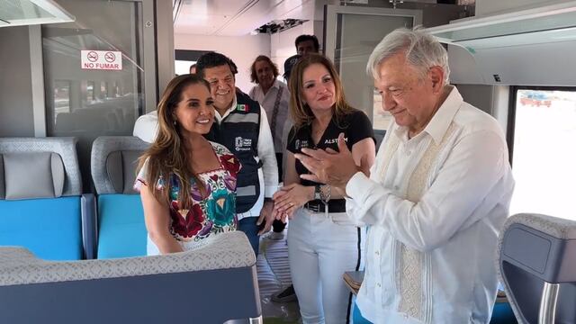 AMLO presume Tren Maya