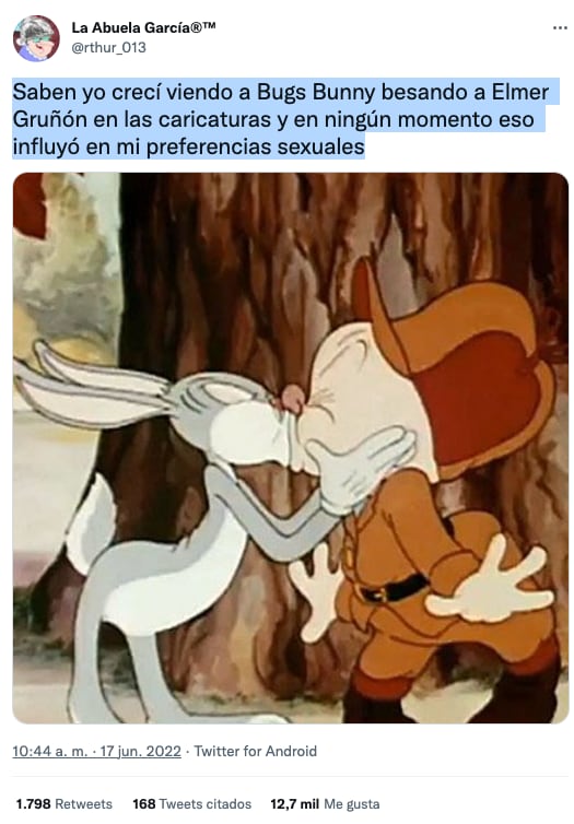 Twitter de Bugs Bunny