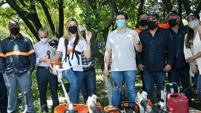 Mariana Rodríguez y Samuel García