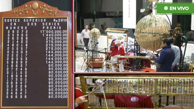 Resultados Sorteo Superior 2810 de la Lotería Nacional