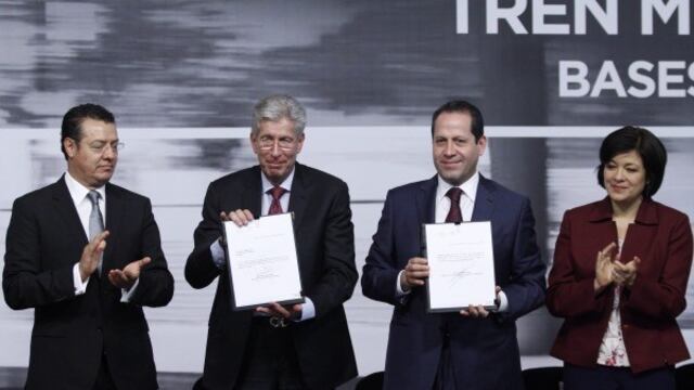 Bases para licitación de primer tramo de tren México-Toluca saldrán este sábado