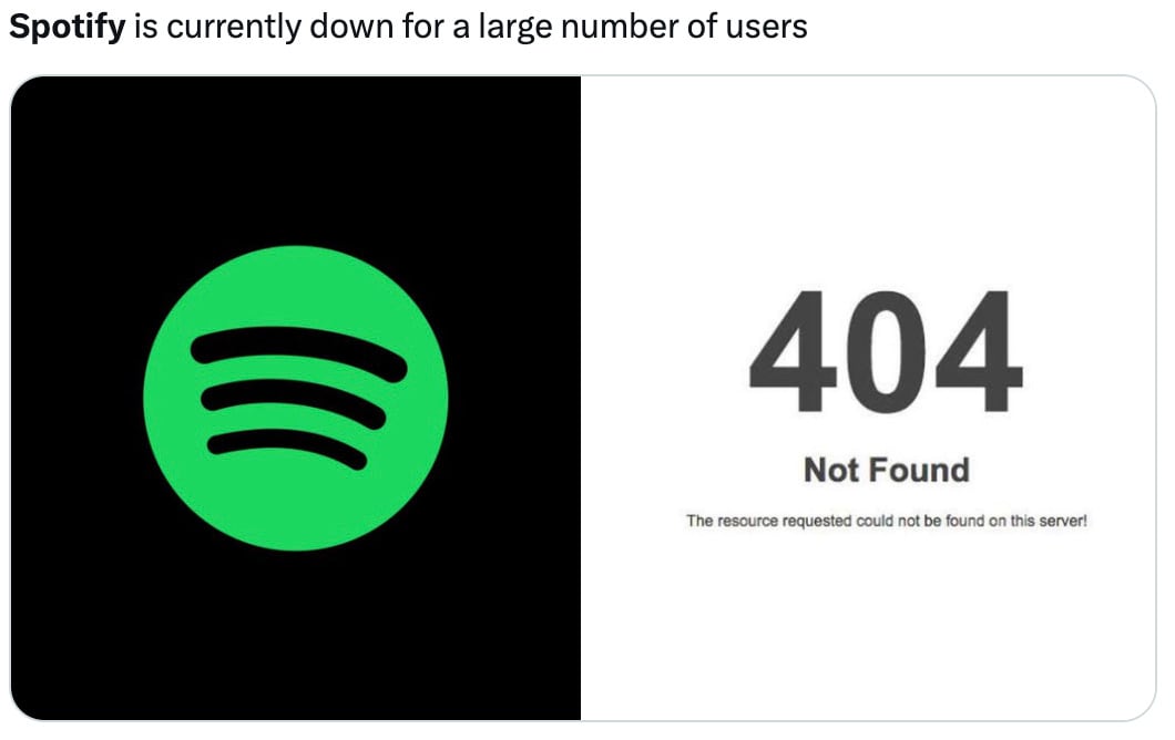 Spotify sufre una caída este 16 de abril