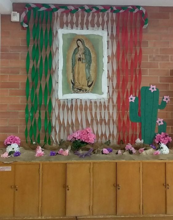Altar a la Virgen de Guadalupe