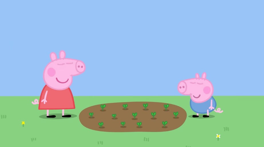 Peppa Pig, Día Mundial de las Plantas de Interior