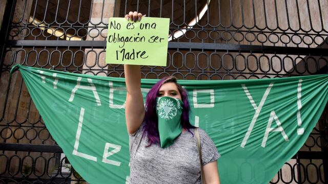 Protesta por el aborto legal
