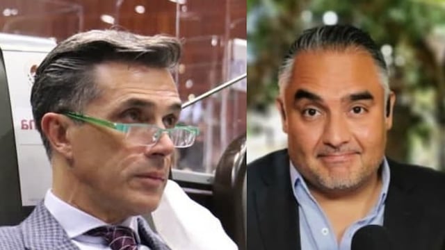 Sergio Mayer y Vicente Serrano.