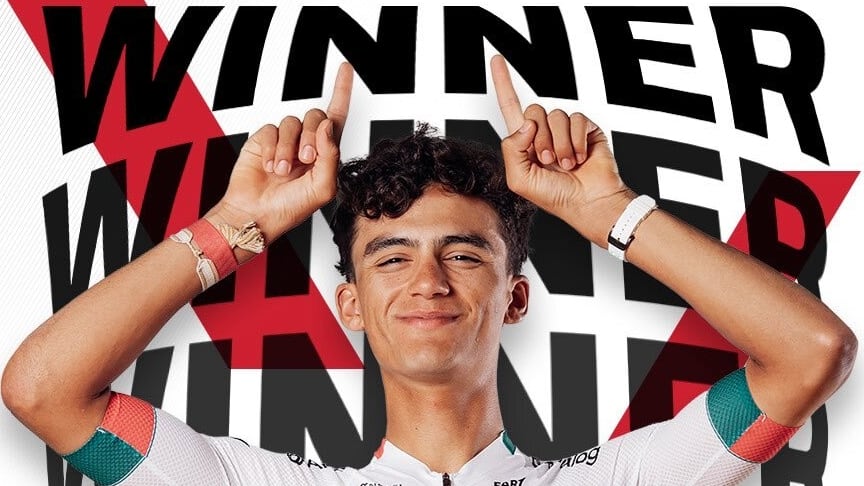 Isaac del Toro hoy: El ciclista mexicano gana la primera etapa del UAE Tour
