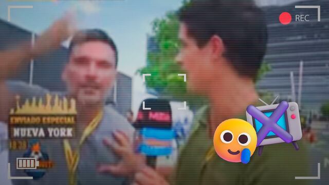 Julián Gil y reportero del programa El Chiringuito