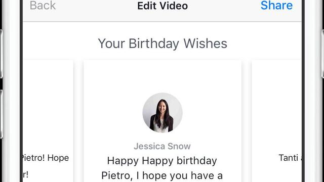 Continúa la fiesta en Facebook con nuevos videos de cumpleaños