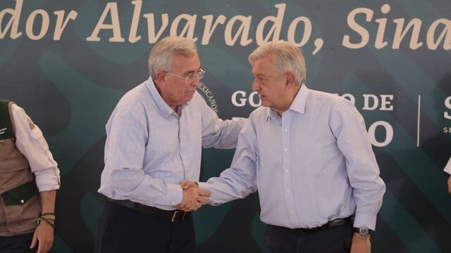 Rubén Rocha y AMLO