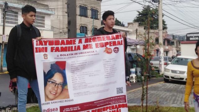 Arisbe Sánchez Rosas desapareció el pasado 7 de julio