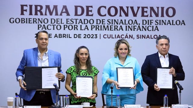 Sinaloa firma convenio con la Asociación Pacto por la Primera Infancia