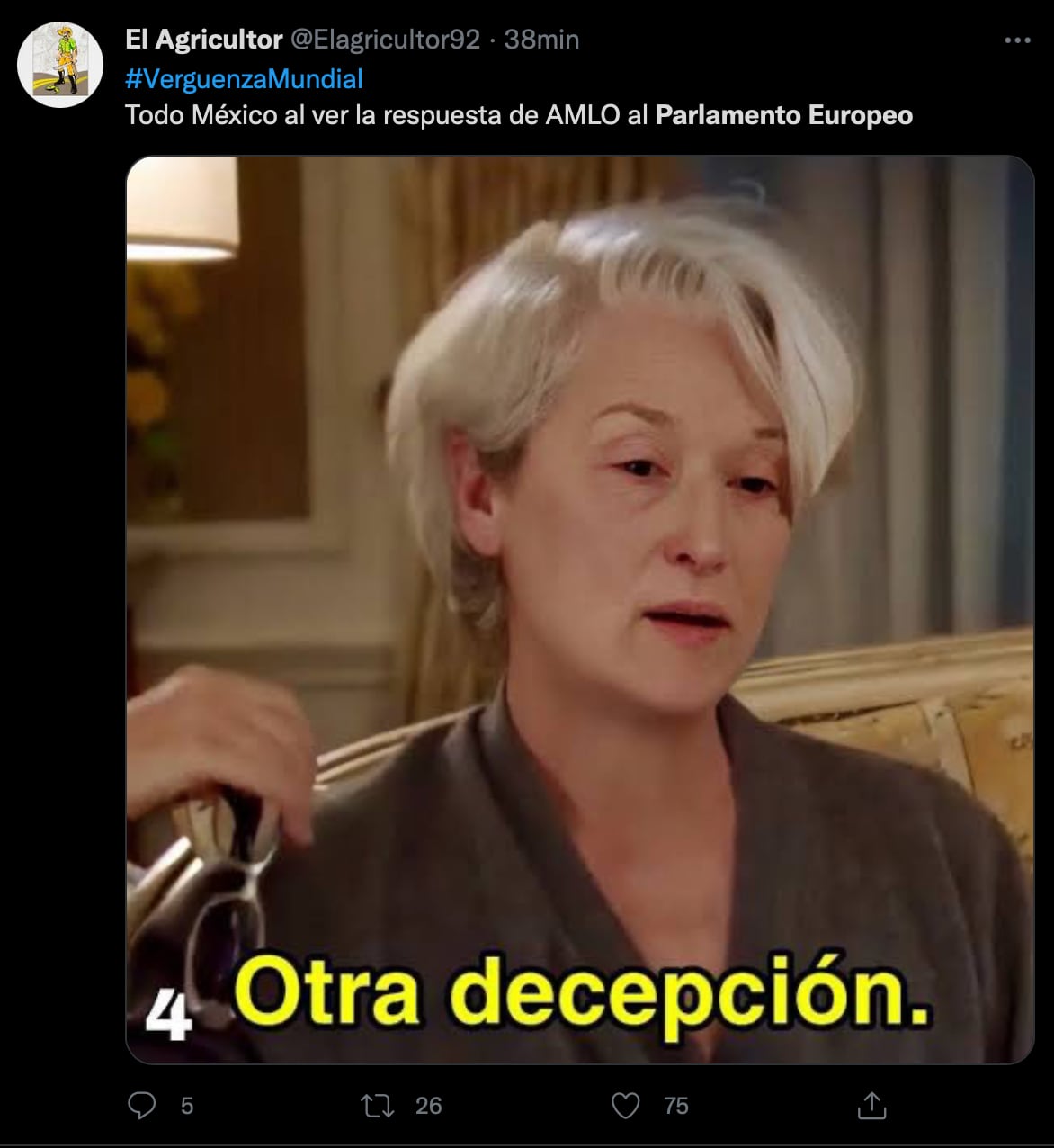 Ni Noroña pensó que la respuesta de AMLO al Parlamento Europeo fuera real y ya hay memes