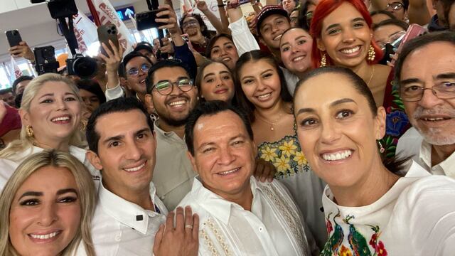 Claudia Sheinbaum, candidata a la presidencia de la república por la coalición Sigamos Haciendo Historia