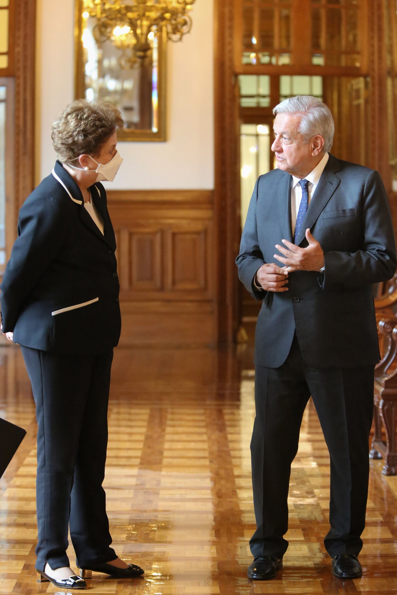 AMLO y Dilma Rousseff