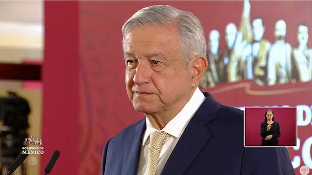 El presidente AMLO en su conferencia mañanera de este viernes 25 de noviembre.