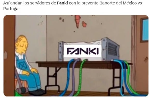 Mejores memes del colapso de Fanki en la preventa del México vs Portugal