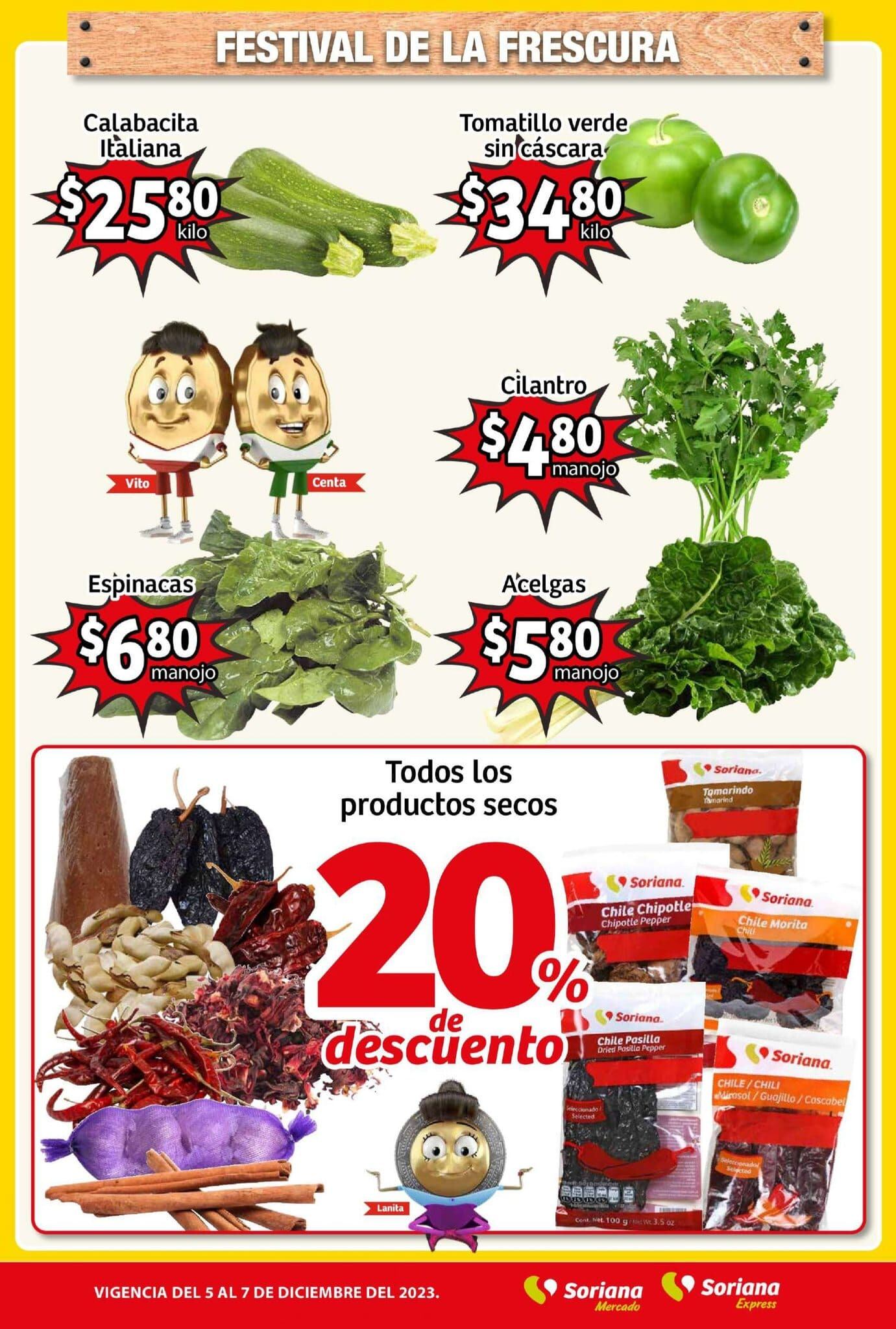 Soriana Mercado Frescura de Mercado 5 al 7 de diciembre 2023: Estas son las mejores ofertas