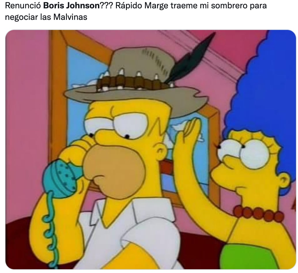 Memes sobre la renuncia de Boris Johnson