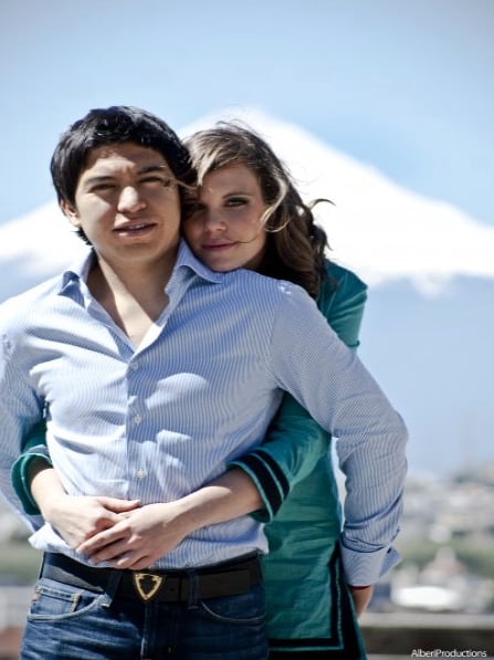 Mario Marín jr y su novia austriaca