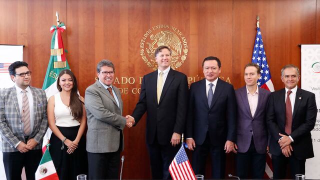 Senado recibe a Landau