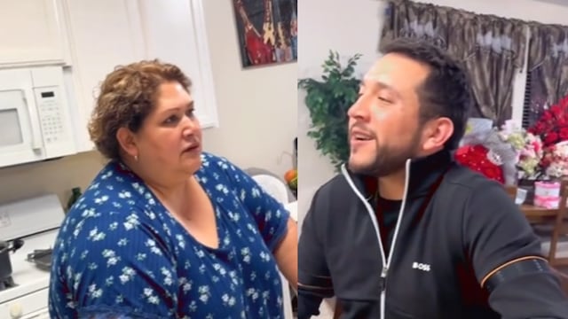 Suegra y yerno peleando y expuestos en TikTok por su buena relación.