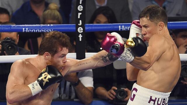 ‘Canelo’ y Golovkin en el cuadrilátero.