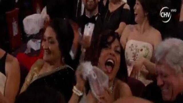 Momento en que llueven dulces